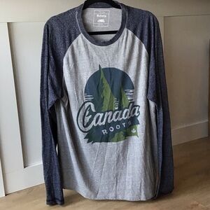 Men’s XL Roots Canada Retro Long Sleeved T